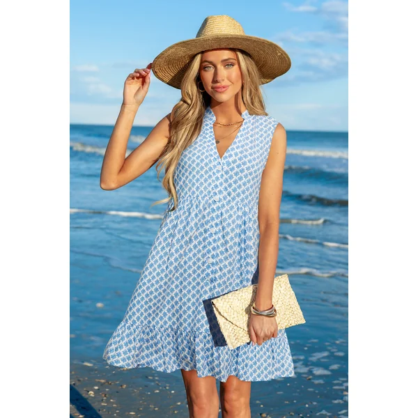 Robe chemise sans manches
