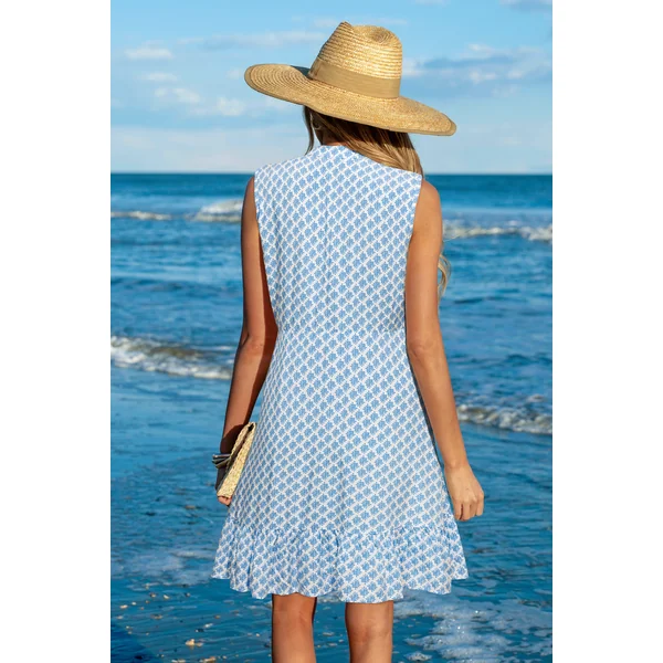 Robe chemise sans manches