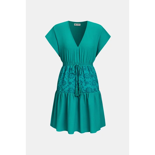 Robe courte col V