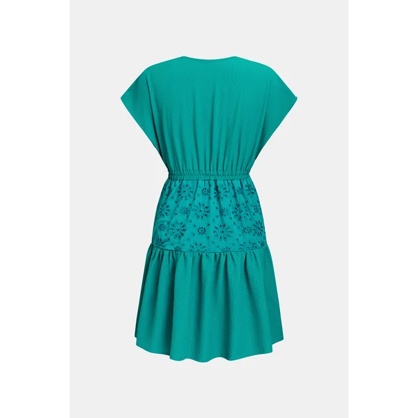 Robe courte col V