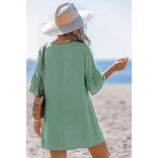 Robe cover up verte