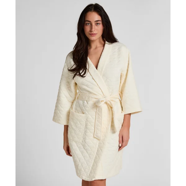 Robe de Chambre Matelassée - Blanc