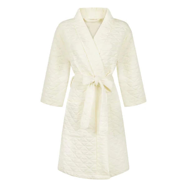 Robe de Chambre Matelassée - Blanc
