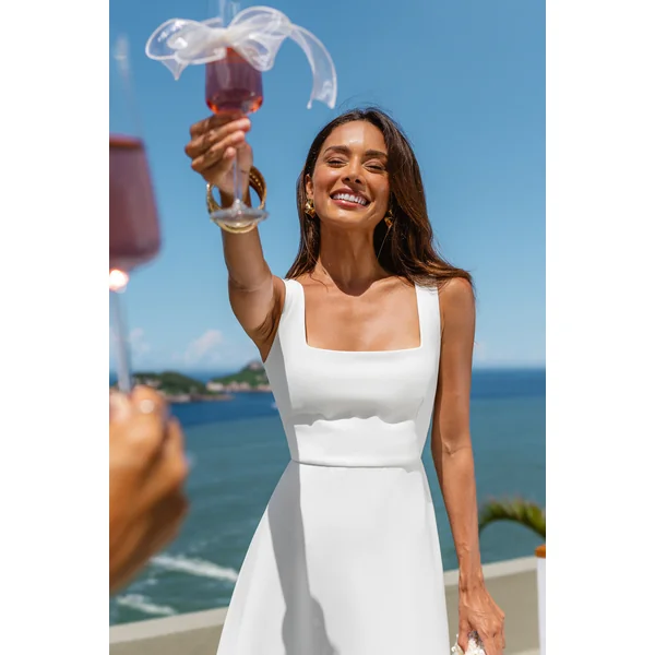 Robe dentelle blanche