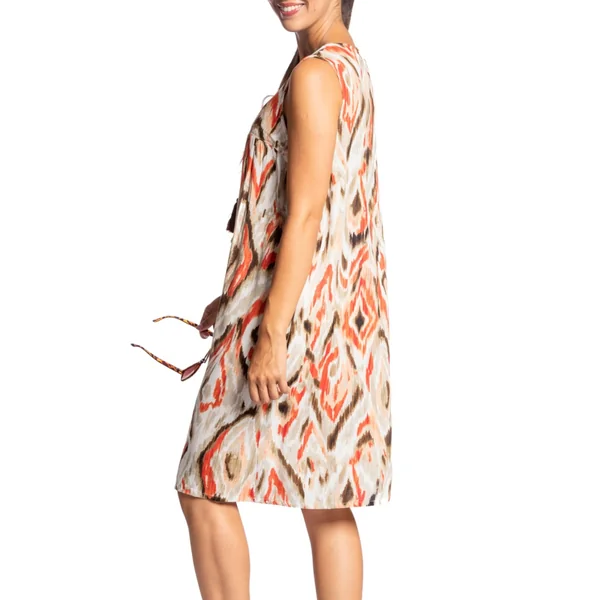 Robe d'été sans manches Multicolore