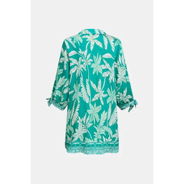 Robe mini à col chemise