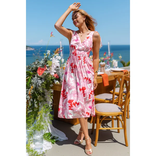 Robe paisley col surplis