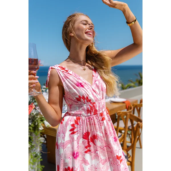 Robe paisley col surplis