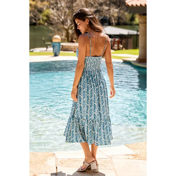 Robe tissée col cœur
