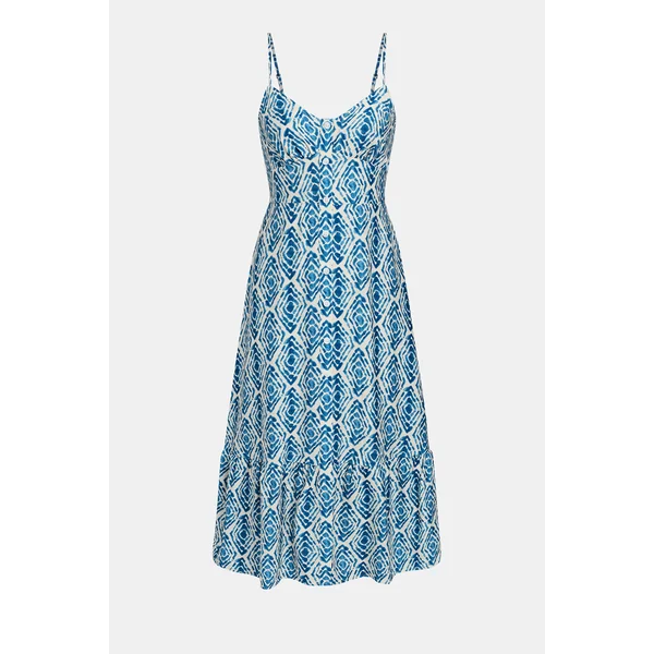 Robe tissée col cœur