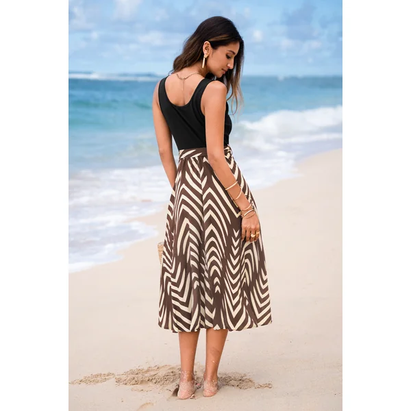 Robe tropicale col carré
