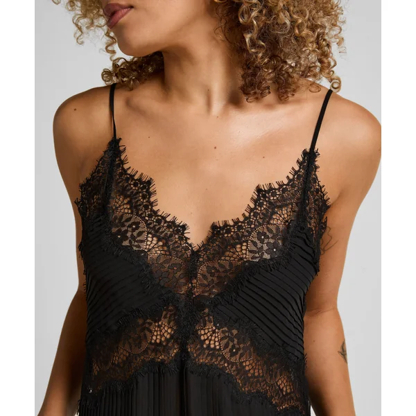 Robe à bretelles Zaphira - Noir