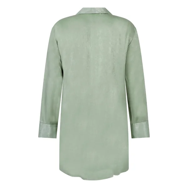 Robe-chemise en satin Ayla - Vert