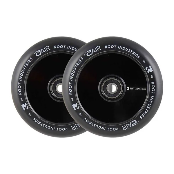 Root Air Noir Roues Trottinette Pack de 2 Noir 110mm