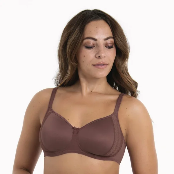 Rosa Faia - Soutien-gorge coussiné sans armature maintien ferme 42 (95) B Framboise Lace Rose