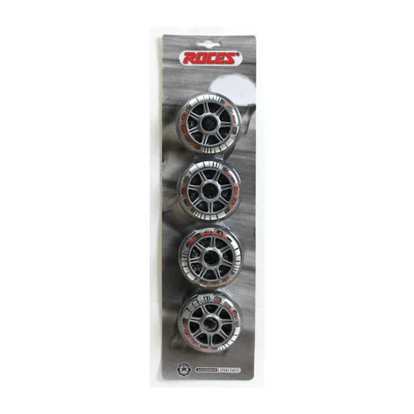 roue de fitness ROCES kit de 4 hyper x-350 85a 90mm transparente