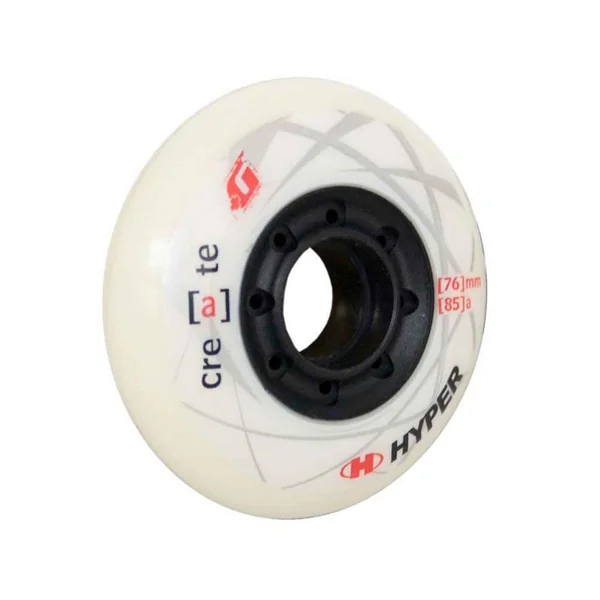 Roue de roller HYPER kit de 4 hyper create +g 85a 76mm Blanc