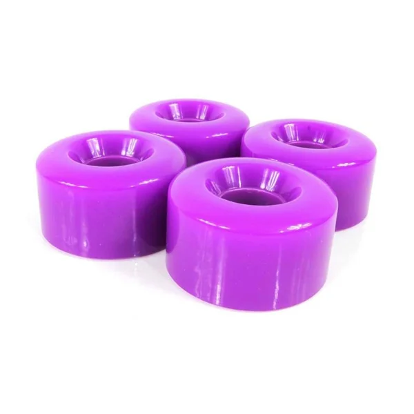 Roue de roller quad NANO kit de 4 pu 80a 58x32mm Violet