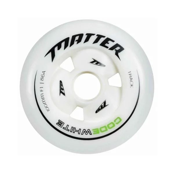 Roue roller en ligne MATTER Code White 100mm F1 86a, Pcs.