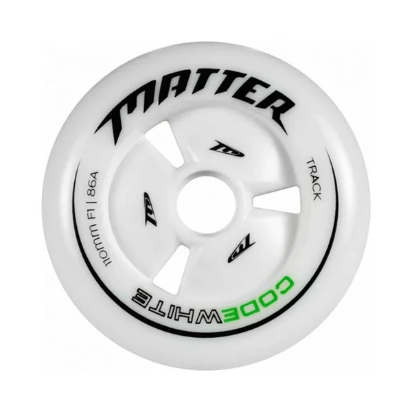 Roue roller en ligne MATTER Code White 110mm F1 86a, Pcs.