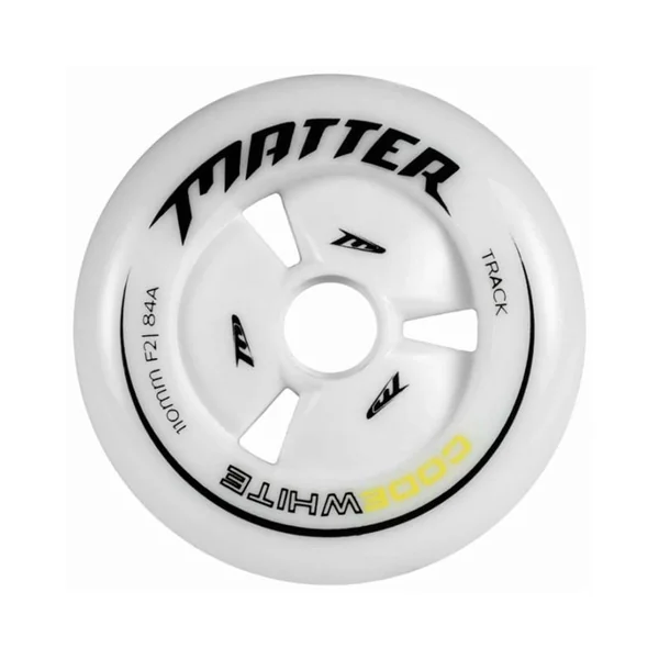 Roue roller en ligne MATTER Code White 110mm F2 84a, Pcs.