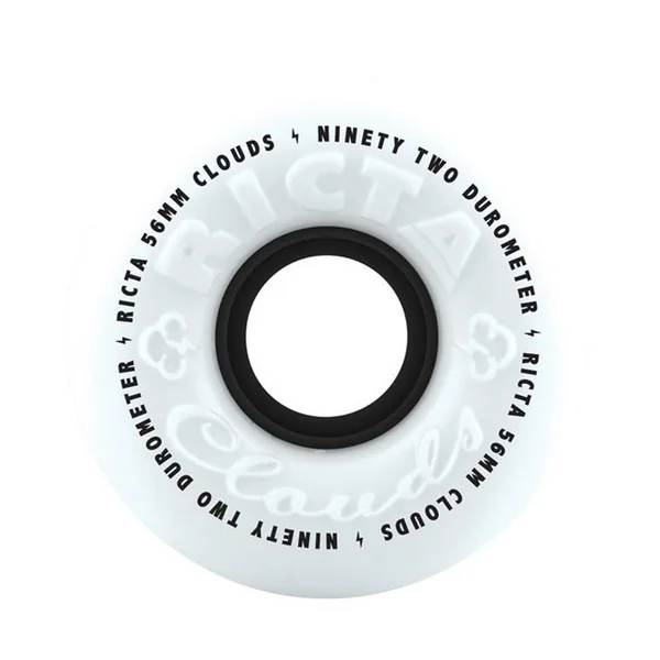 Roue Skateboard RICTA Wheels Jeu De 4 Clouds 56mm 92a Black 92a