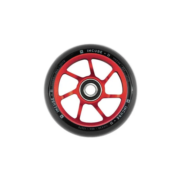 Roue trottinette ETHIC DTC Incube V2 Rouge 115mm 12STD