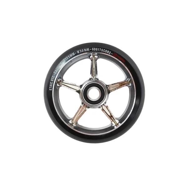 Roue Trottinette ETHIC DTC Roue Calypso V1.5 Chrome 125mm