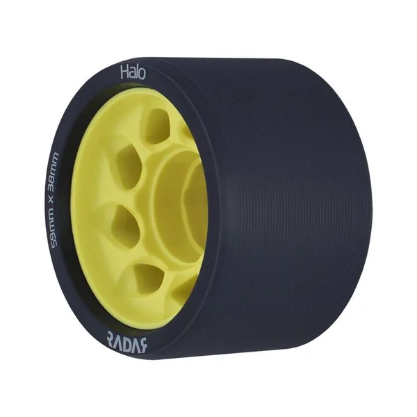 Roues Roller Derby RADAR WHEELS Halo 91A 59mmx38mm Yellow