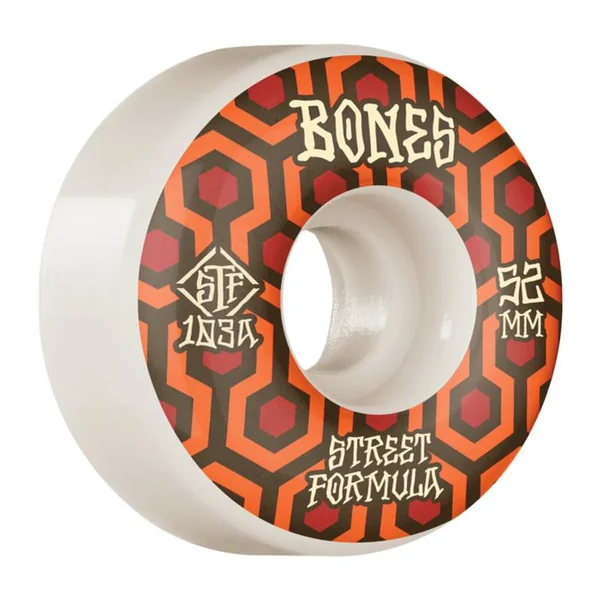 Roues skate BONES (x4) Stf V1 Retros Standard Orange 103A