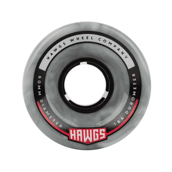 Roues skate HAWGS WHEELS (jeu de 4) 60mm chubby 78a gray