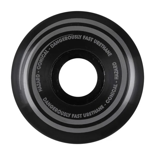 Roues skate HAZARD WHEELS (x4) Radio Active Cs Conical Noir 101A