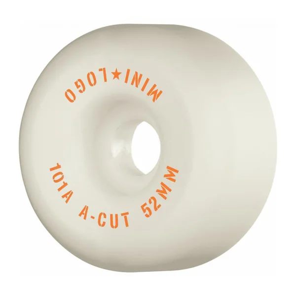 Roues skate MINI LOGO (jeu de 4) 52mm a-cut ii 101a white