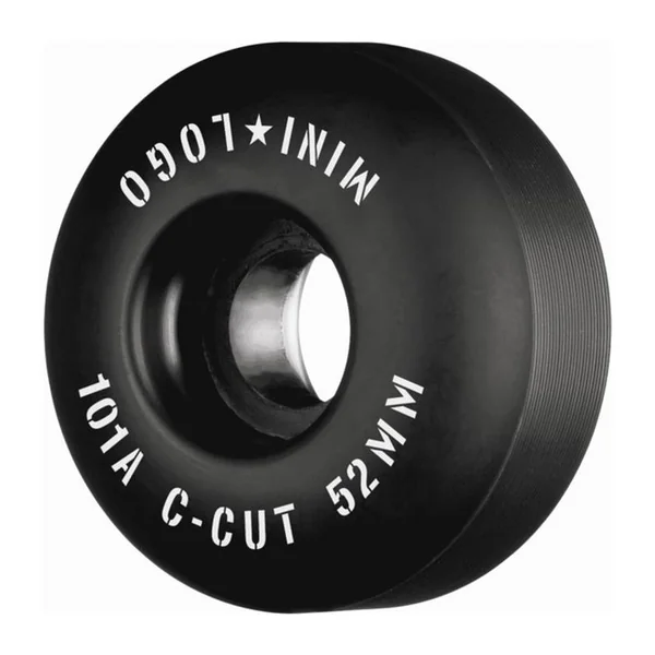 Roues skate MINI LOGO (jeu de 4) 52mm c-cut ii 101a black