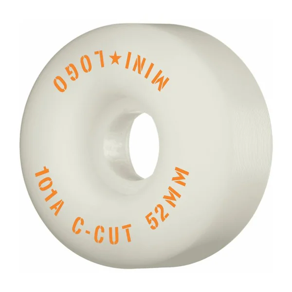 Roues skate MINI LOGO (jeu de 4) 52mm c-cut ii 101a white