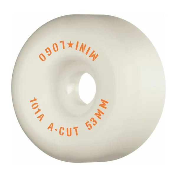 Roues skate MINI LOGO (jeu de 4) 53mm a-cut ii 101a white