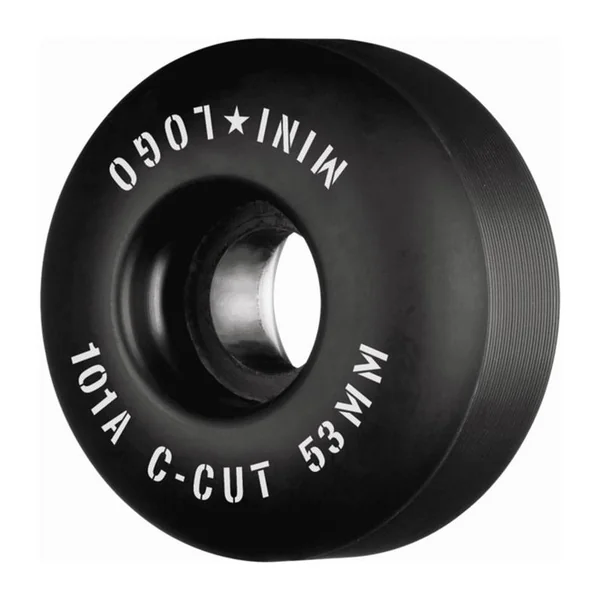 Roues skate MINI LOGO (jeu de 4) 53mm c-cut ii 101a black