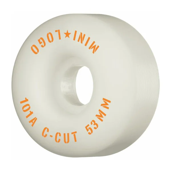 Roues skate MINI LOGO (jeu de 4) 53mm c-cut ii 101a white