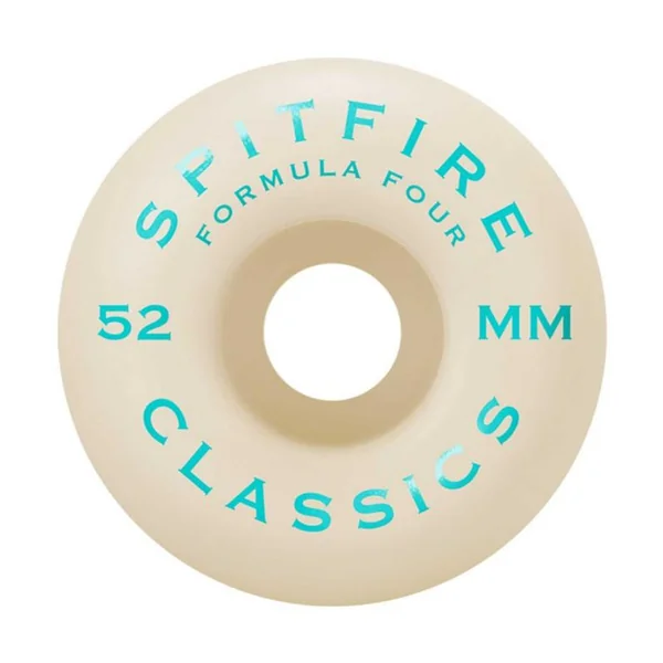 Roues skate SPITFIRE (x4) F4 Floral Swirl Clsc Blanc 99D 52mm
