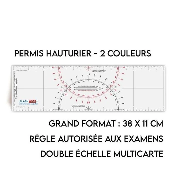 Règle Cras Marine Hauturier bicolore