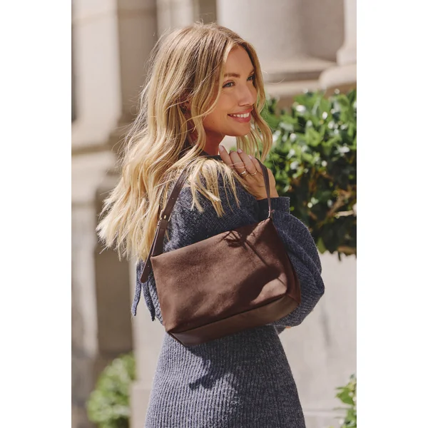 Sac bandoulière marron