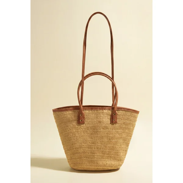 Sac structuré en paille