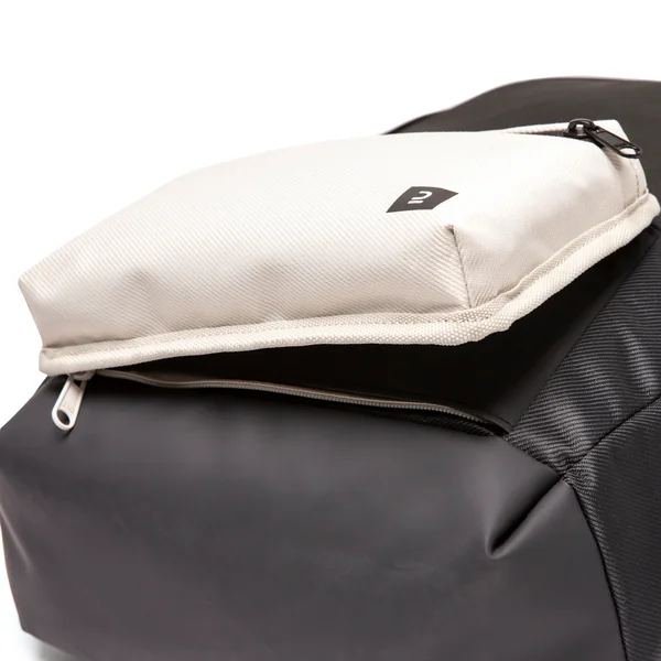 Sac à dos avec poche réversible 25L, noir