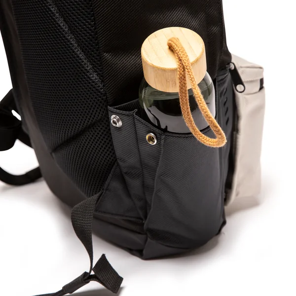 Sac à dos avec poche réversible 25L, noir