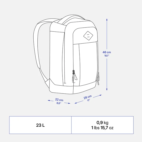 Sac à dos de randonnée 23L - Bleu Foncé - NH Escape 500