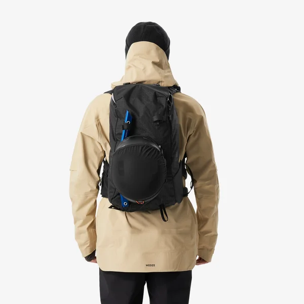 Sac à dos de ski randonnée 25L, Wilder noir