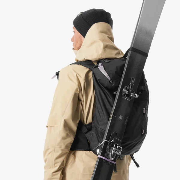 Sac à dos de ski randonnée 25L, Wilder noir