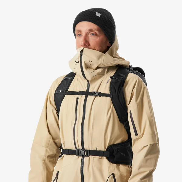Sac à dos de ski randonnée 25L, Wilder noir