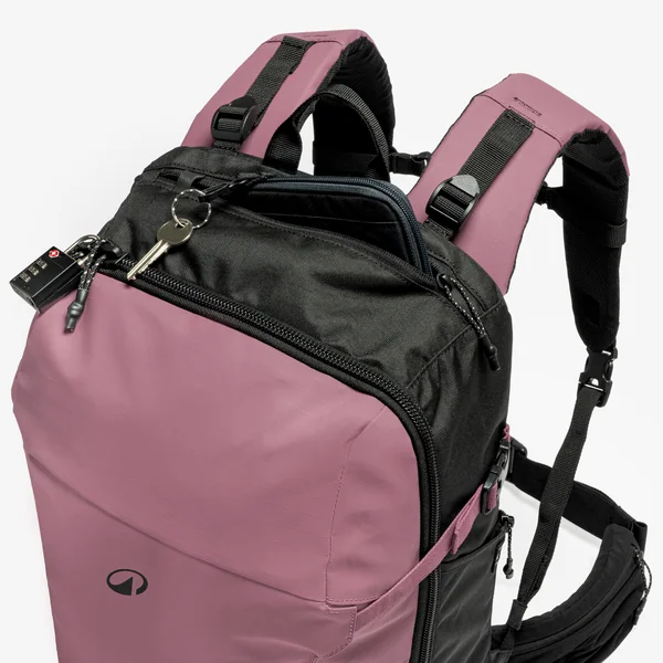 Sac à dos de voyage ouverture valise 30L, Travel 500 Organizer gris