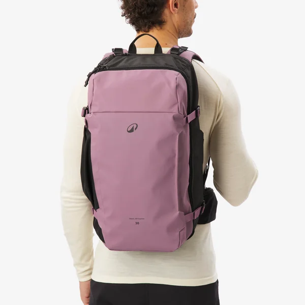 Sac à dos de voyage ouverture valise 30L, Travel 500 Organizer gris